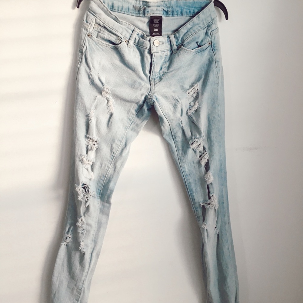 Hand Sewn Distressed Kensie Jeans